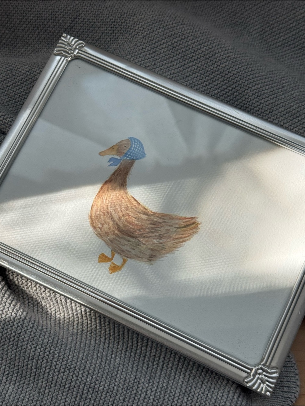 Hand painted water color Duck